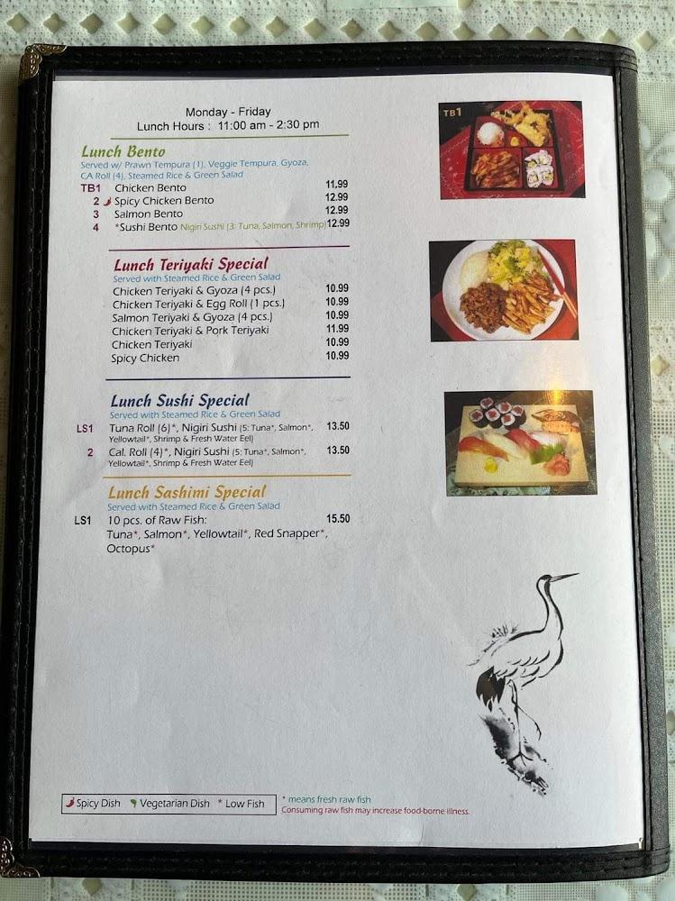 Ichiban Sushi Garden Menu image 1