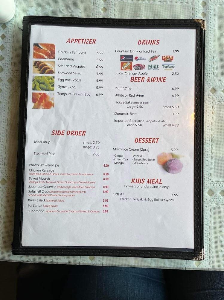 Ichiban Sushi Garden Menu image 2