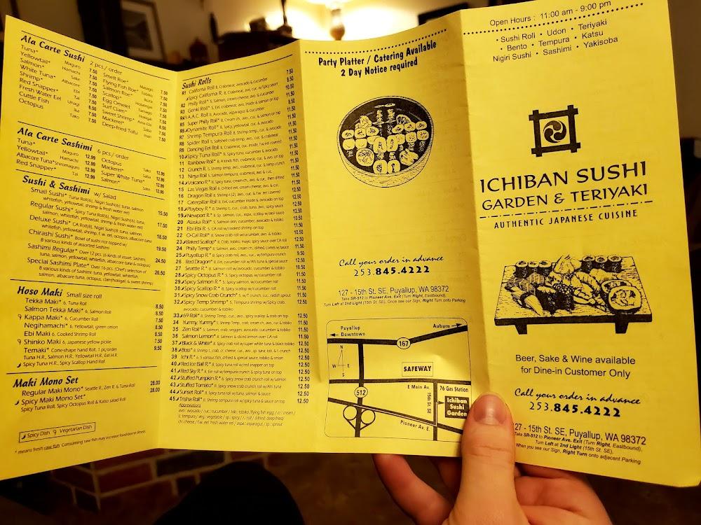 Ichiban Sushi Garden Menu image 3